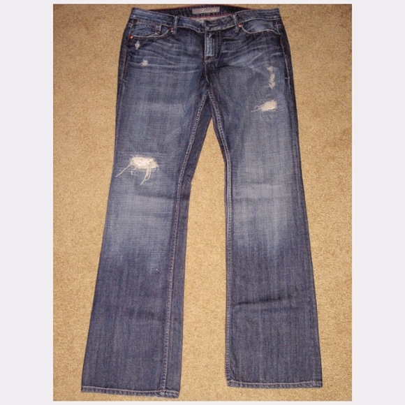 Vintage Level 99 Distressed Boho Bootcut Jeans 31 - Picture 5 of 6